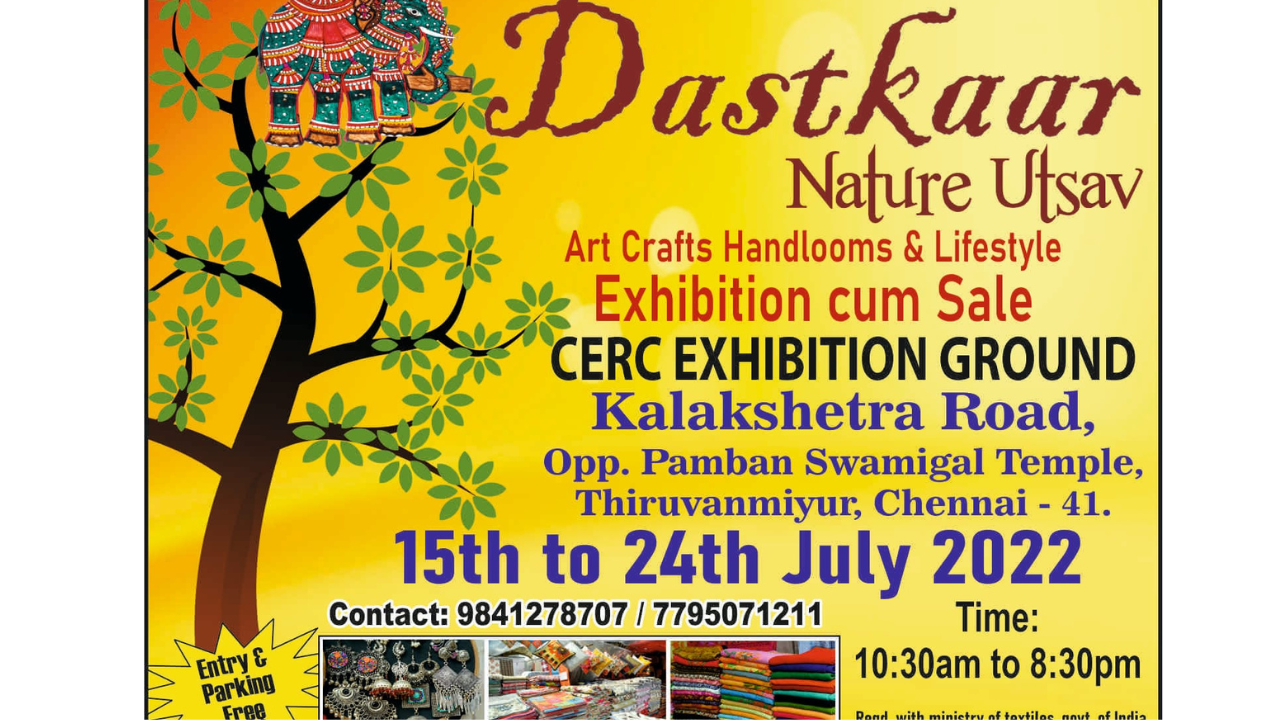 Indian Artisans Shine at Dastkaar Nature Utsav Exhibition in Chennai